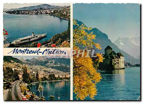 Cartes postales moderne Montreux Chillon