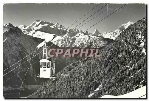 Cartes postales moderne Lufseilbahn Morel Riederalp