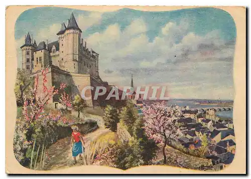 Cartes postales moderne Chateau de la Loire Saumur (Maine et Loire)