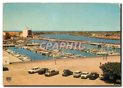 Moderne Karte Valras Plage (Herault) Le nouveau Port de Plaisance