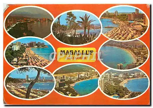 Moderne Karte Magalluf Mallorca