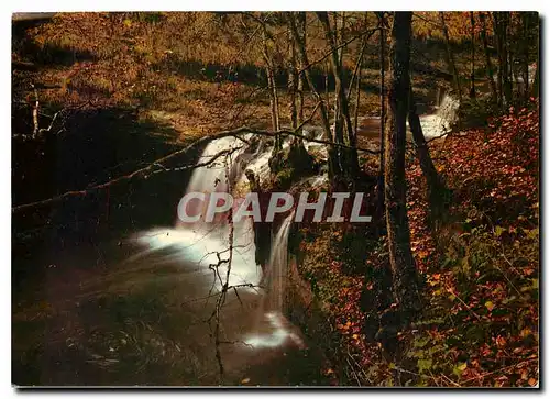 Cartes postales moderne Paysages du Jura Les Cascades du Herisson Le Gours Bleu