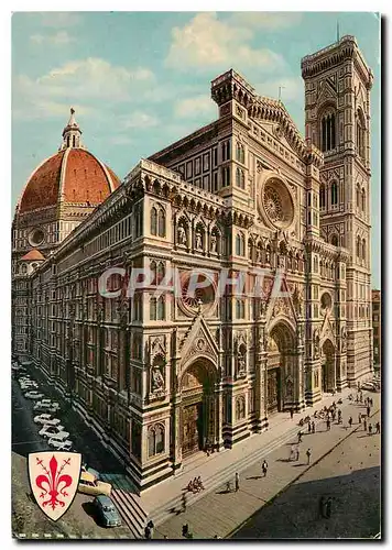 Cartes postales moderne Firenze Citta d'Incanto La Cathedrale et le Clocher de Glotto