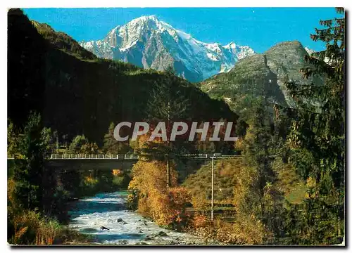 Moderne Karte Vallee d'Aosta La Dora Baltea ed il Bianco m 4810