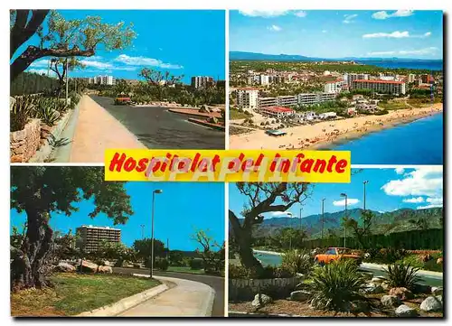 Cartes postales moderne Costa Dorada Tarragona Hospitalet del Infante divers aspects de la ville