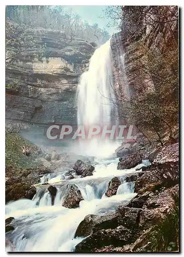 Cartes postales moderne Les Grands Paysages du Jura les Cascades du HSerisson le Grand Saut