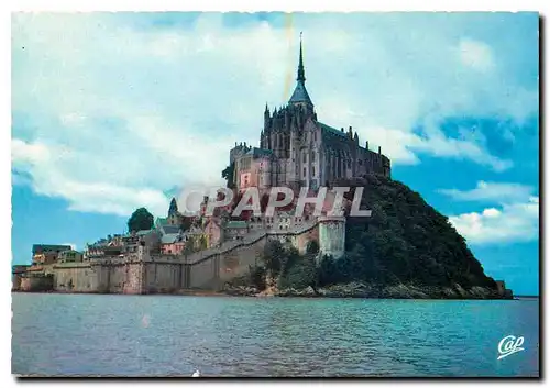 Cartes postales moderne Le Mont Saint Michel les rempart et la Merveille