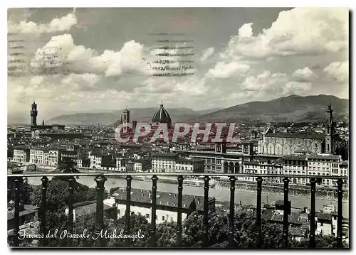 Cartes postales moderne Firenze Dal Piarrale Michelangelo