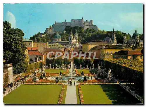 Cartes postales moderne Salzburg le jardin Mirabell