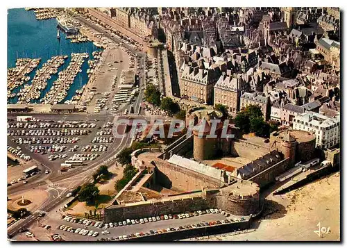 Cartes postales moderne Saint Malo Vue d'ensemble sur le chateau