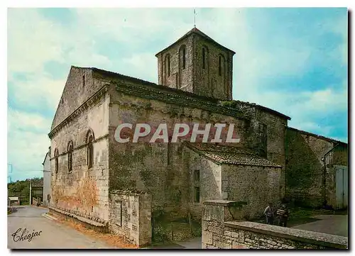 Moderne Karte Les Deux Sevres Touristiques L'Eglise de Vaussais XIIes