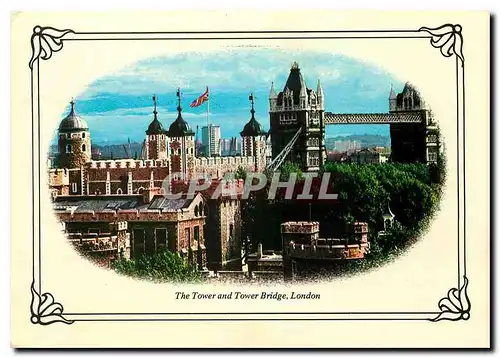 Cartes postales moderne  The Tower and Tower Bridge London