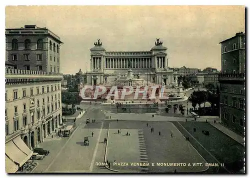 Cartes postales moderne Roma Place Venezia et Monument a Victor Emmanuel