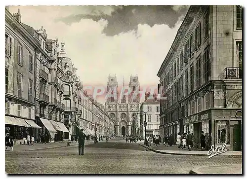 Cartes postales moderne Orleans La Rue Jeanne d'Arc et la Cathedrale Police Policier