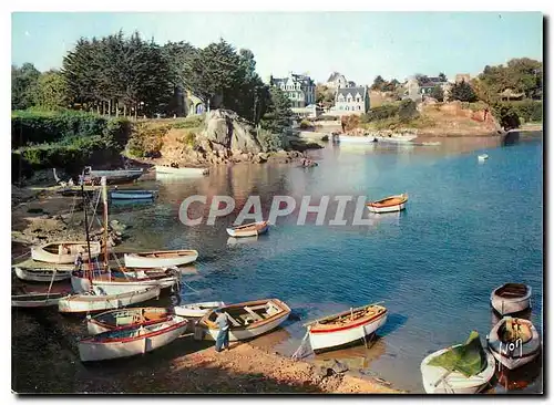 Moderne Karte Couleurs et Lumiere de France La Bretagne Brehat (Cotes du Nord) le Port Clos Bateaux
