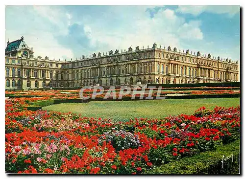 Cartes postales moderne Couleurs et Lumiere de France Chateau de Versailles le Chateau vu des Parterres du Nord