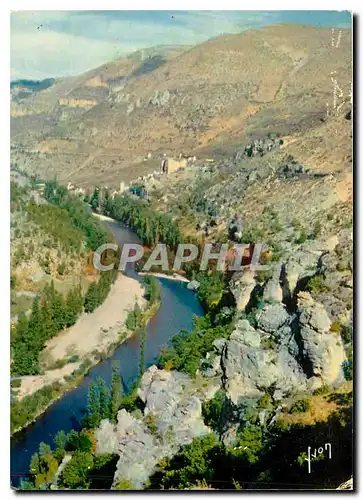 Moderne Karte Couleurs et Lumiere de France Gorges du Tarn (Lozere) de Castelbouc a Prades