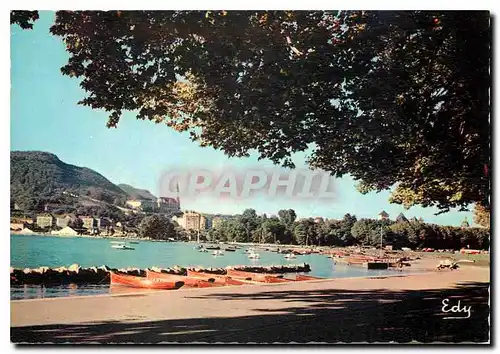 Cartes postales moderne Annecy et le Lac vus de la Promenade