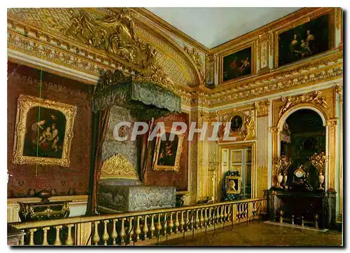 Cartes postales moderne Chateau de Versailles Chambre du Roi en 1701