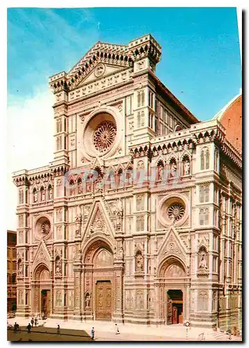 Cartes postales moderne Firenze Facade de la Cathedrale