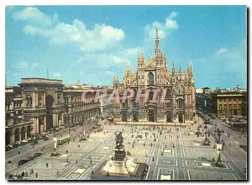 Cartes postales moderne Milano Dome Place