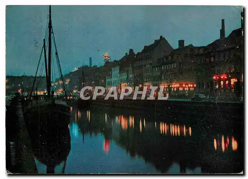Cartes postales moderne Kobenhavn Nyhavn by night