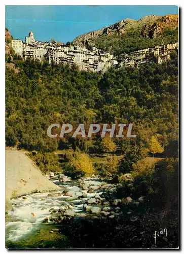 Cartes postales moderne Couleurs et Lumliere de France La Cote d'Azu Miracle de la nature Saorge (Alpes Maritimes) Villa