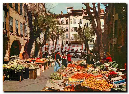 Moderne Karte Couleurs et Lumliere de France La Cote d'Azur Miracle de la Nature Grasse (Alpes Mmes) Le marche