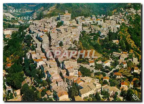 Moderne Karte Haut de Cagnes le Village domine par le chateau des Grimaldi