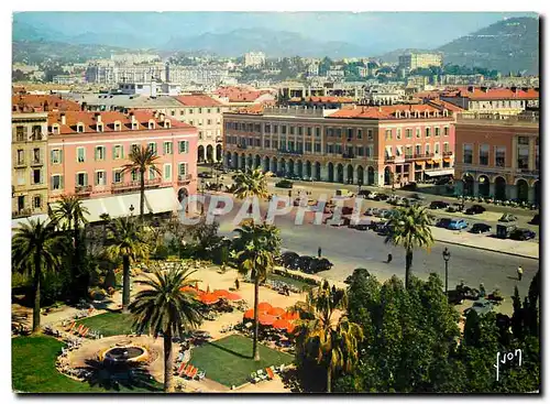 Cartes postales moderne Couleurs et Lumiere de France La Cote d'Azur miracle de la nature Nice (A Mmes) La Place Massena