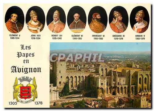 Cartes postales moderne Avignon le Palais des Papes