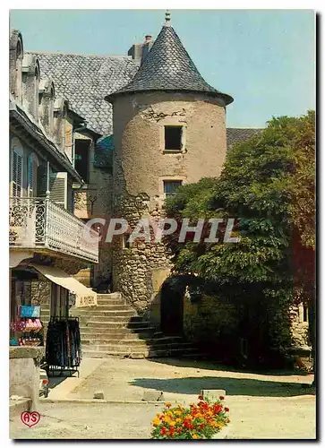 Moderne Karte Montbazens (Aveyron) Un des Aspects de la Ville