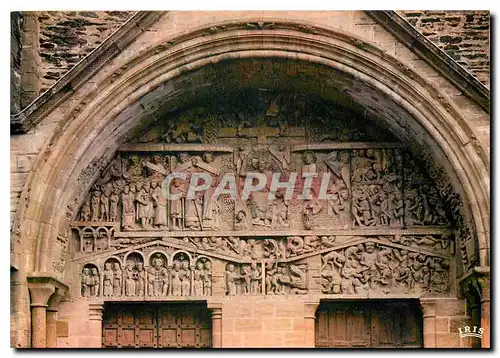 Cartes postales moderne Conques (Aveyron) Eglise Sainte Foy et XIIes