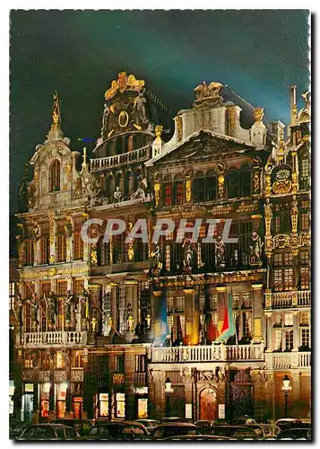 Cartes postales moderne Bruxelles Un coin de la Grand Place