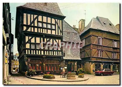 Cartes postales moderne La Bretagne en Couleurs Dinan (C du N) Maison a colombages