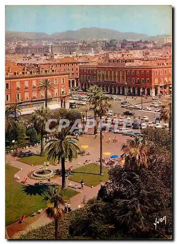 Cartes postales moderne Couleurs et Lumiere de France la Cote d'Azur miracle de la nature Nice (A Mmes) Les jardins Albe