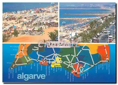 Moderne Karte Quarteira algarve