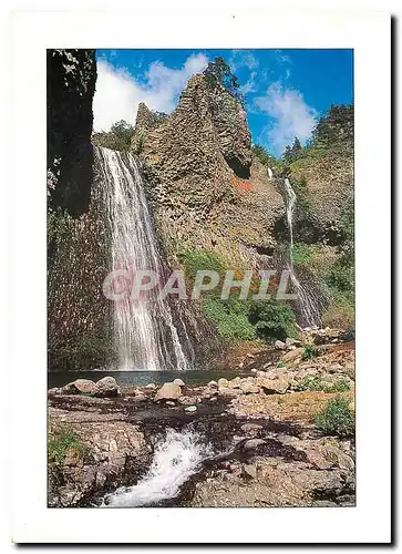 Moderne Karte Cascade du Ray Pic (Ardeche)