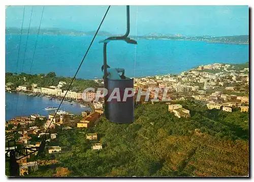 Moderne Karte Ischia Porto Panorama