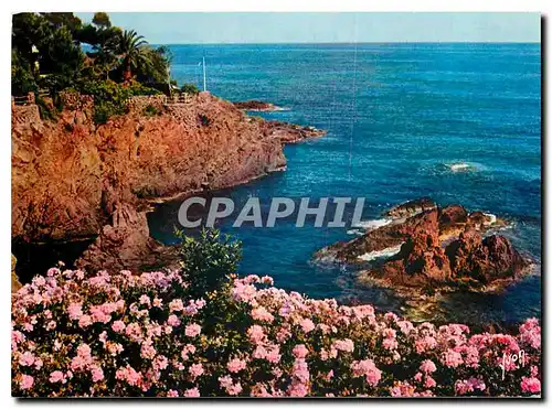 Moderne Karte Couleurs et Lumiere de France La Cote d'Azur miracle de la nature ouses calanques multiples pres