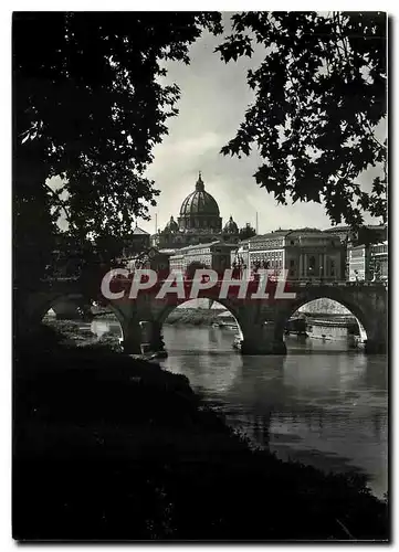 Moderne Karte Roma Tevette Bridge chateau S Angelo