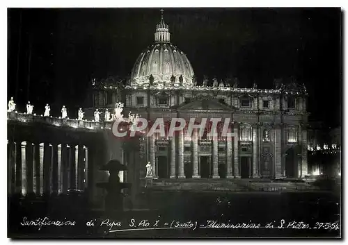 Cartes postales moderne Santificazione di Papa S Pio X (Sarto)