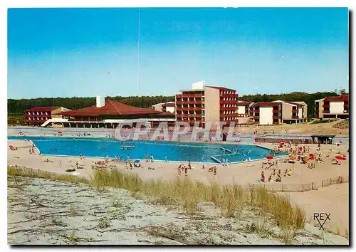 Moderne Karte  Seignosse le Penon Landes La piscine et village Vacances Tourisme