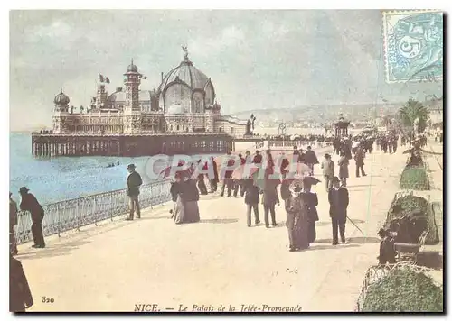REPRO Nice au Temps Passe le palais de la jetee Promenade en 1905