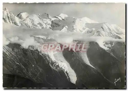 Moderne Karte Chamonix (Hte Savoie) Chaine du Mont Blanc