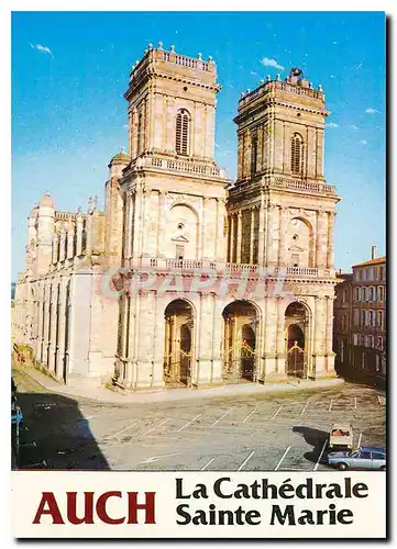 Cartes postales moderne Auch La Cathedrale Sainte Marie