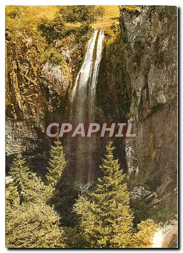 Cartes postales moderne Le Mont Dore la grande Cascade descnedant des plateaux Dubize (Haut de Chute 40 m)