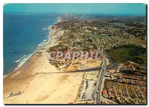 Cartes postales moderne Bidart Vue generale la plage de Louhabia