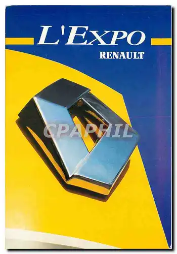 Moderne Karte L'Expo Renault Automobile