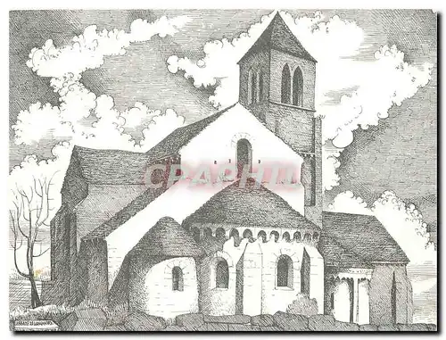 Cartes postales moderne Eglise de l'ancien chapitre des Chanoinesses de Lancharre